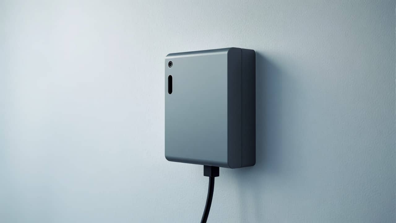 Monofásico o trifásico para cargar el coche - Punto Recarga Hogar Wallbox de carga montado en la pared de un garaje doméstico