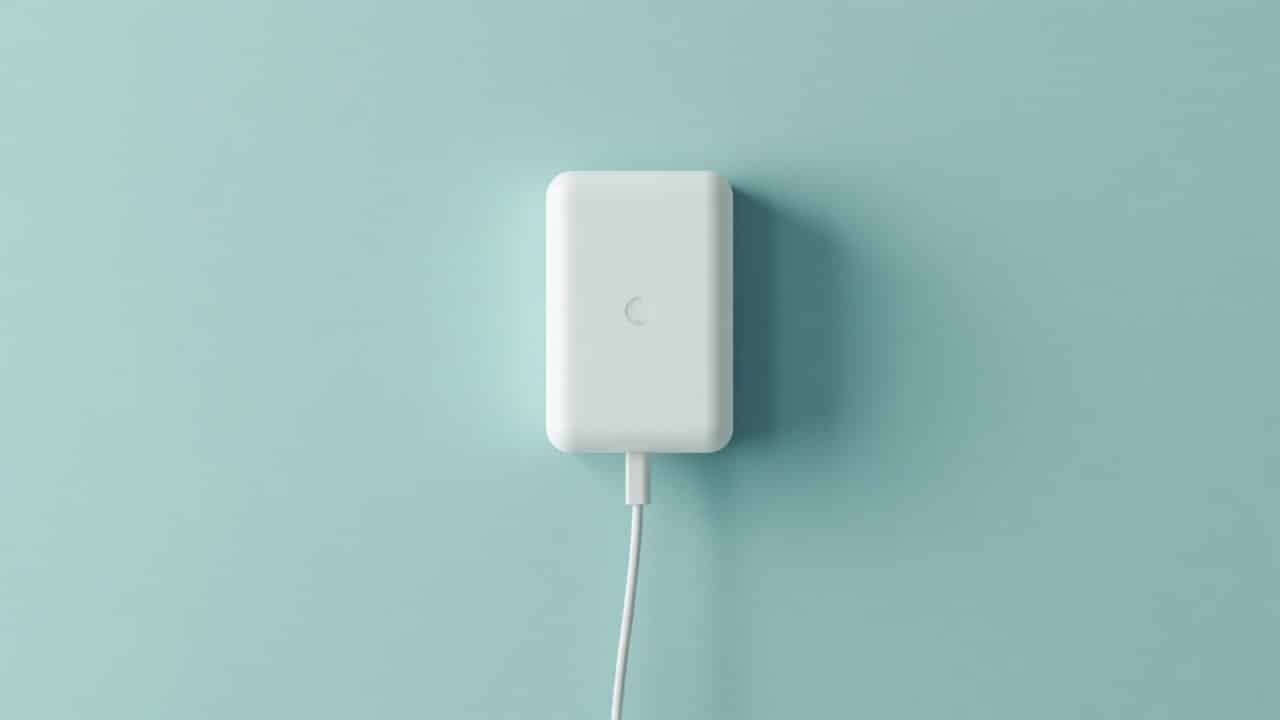 Coche eléctrico cargando en el garaje de una vivienda